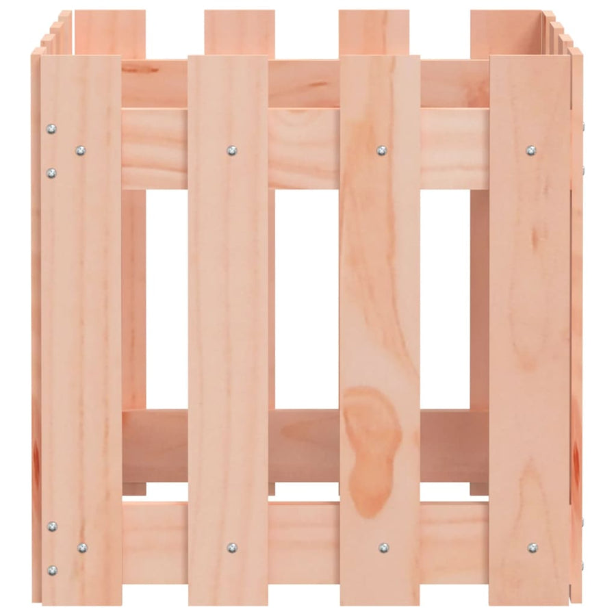 Plantenbak Met Hekontwerp 40X40X40 Cm Massief Douglashout