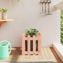 Plantenbak Met Hekontwerp 40X40X40 Cm Massief Douglashout