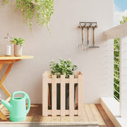 Plantenbak 50x50x50 cm massief grenenhout hekontwerp