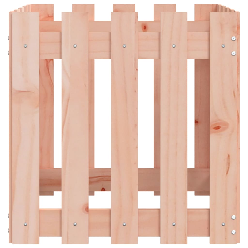 Plantenbak Met Hekontwerp 50X50X50 Cm Massief Douglashout