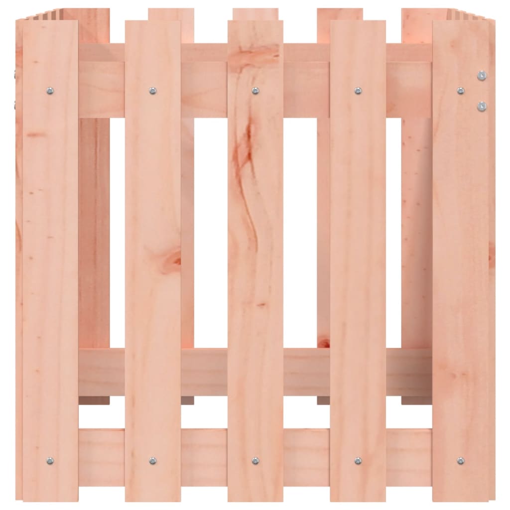 Plantenbak Met Hekontwerp 50X50X50 Cm Massief Douglashout