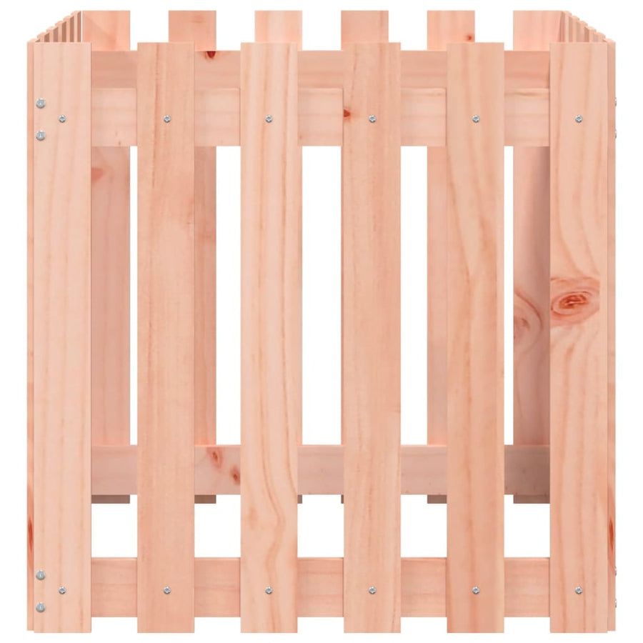 Plantenbak Met Hekontwerp 60X60X60 Cm Massief Douglashout