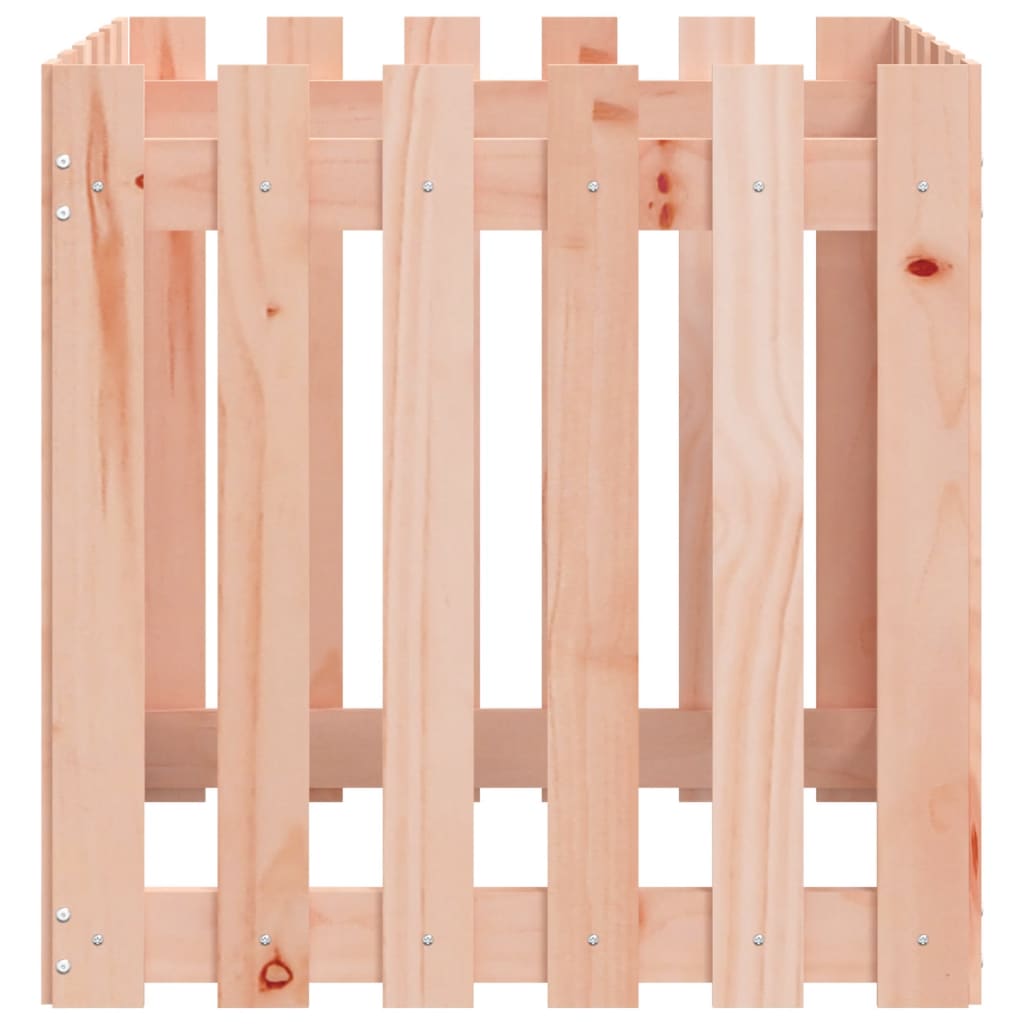 Plantenbak Met Hekontwerp 60X60X60 Cm Massief Douglashout