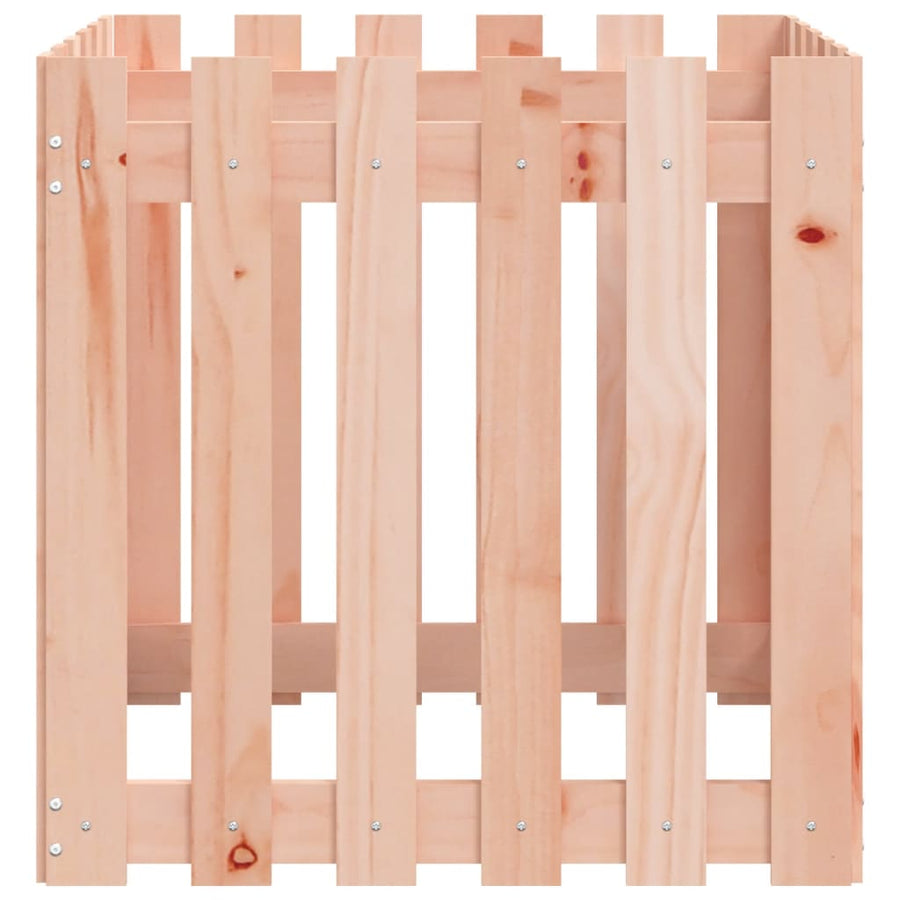 Plantenbak Met Hekontwerp 60X60X60 Cm Massief Douglashout