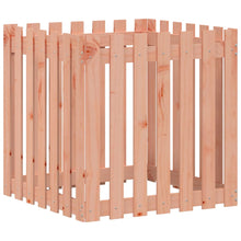 Plantenbak Met Hekontwerp 70X70X70 Cm Massief Douglashout
