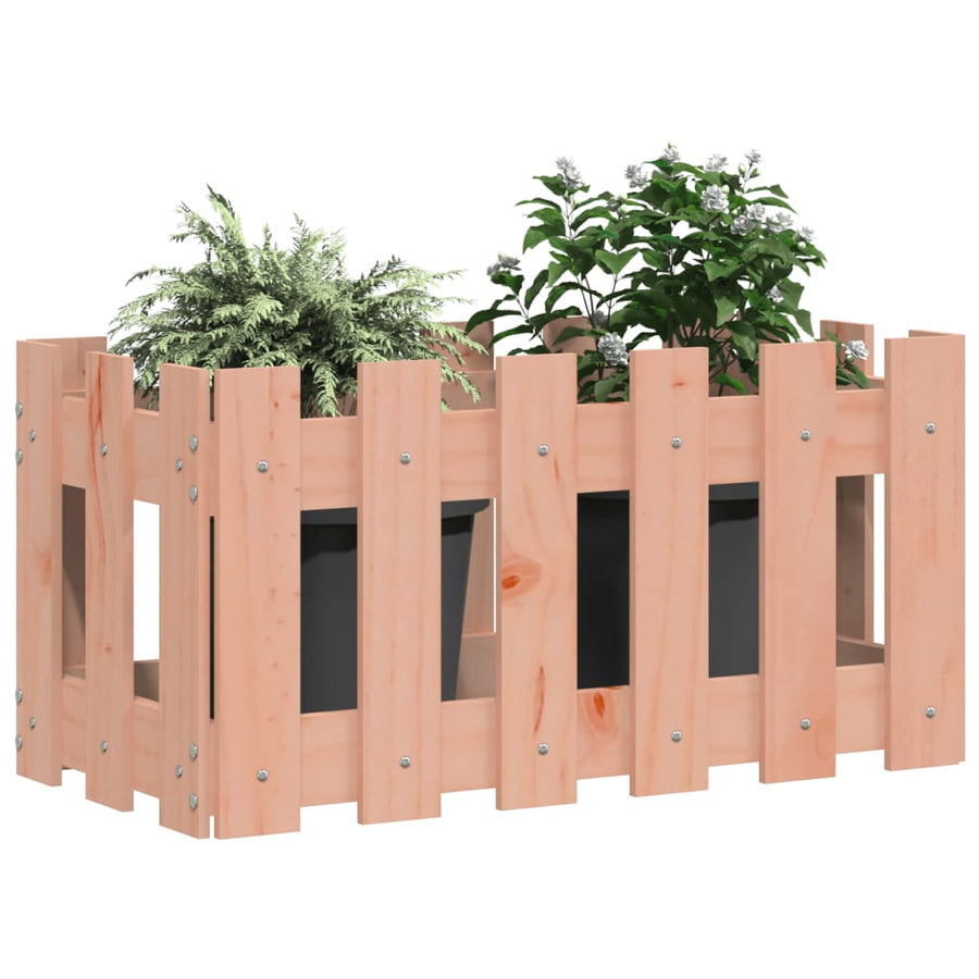 Plantenbak Met Hekontwerp 60X30X30 Cm Massief Dougashout