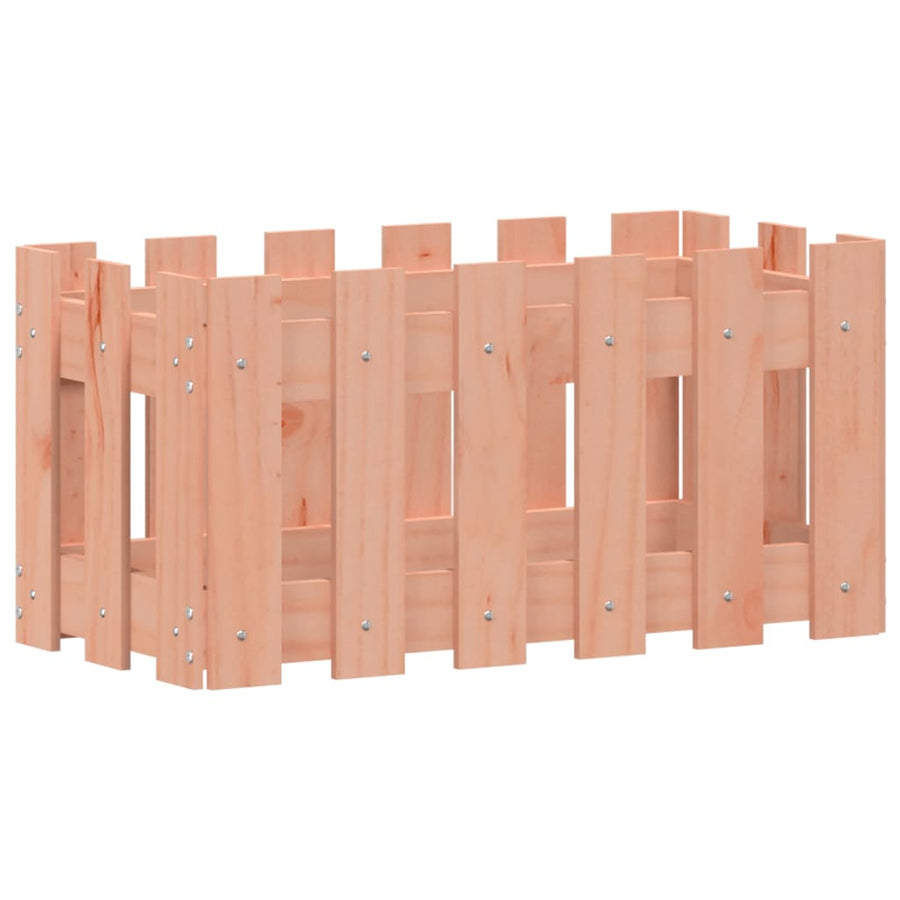 Plantenbak Met Hekontwerp 60X30X30 Cm Massief Dougashout