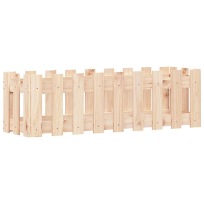 Plantenbak Verhoogd Met Hekontwerp 100X30X30 Cm Grenenhout