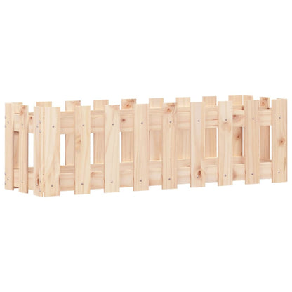 Plantenbak Verhoogd Met Hekontwerp 100X30X30 Cm Grenenhout