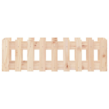 Plantenbak Verhoogd Met Hekontwerp 100X30X30 Cm Grenenhout