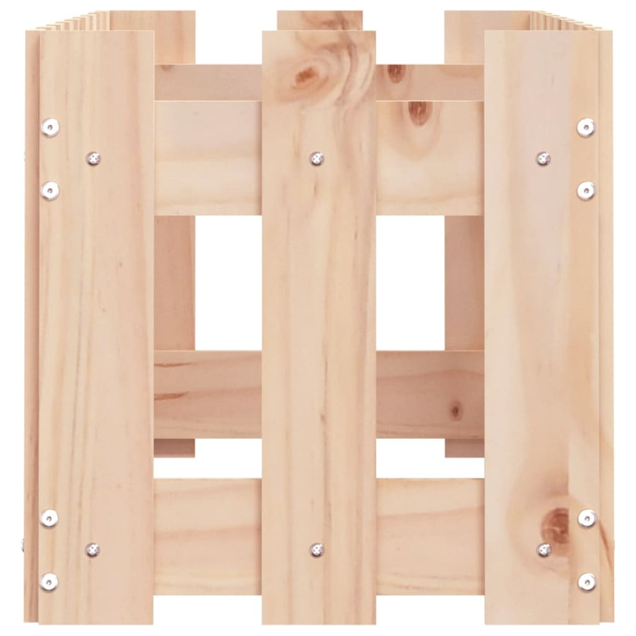 Plantenbak Verhoogd Met Hekontwerp 100X30X30 Cm Grenenhout