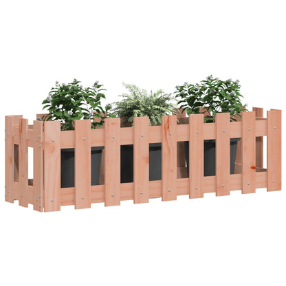 Plantenbak Verhoogd Hekontwerp 100X30X30 Cm Massief Douglashout