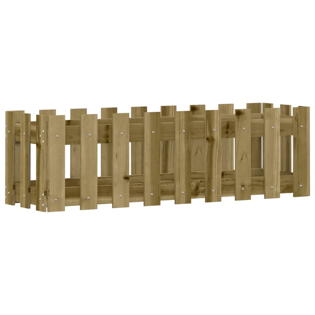 Plantenbak Verhoogd Hekontwerp 100X30X30 Cm Geïmpregneerd Hout
