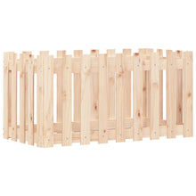 Plantenbak Verhoogd Met Hekontwerp 100X50X50 Cm Grenenhout