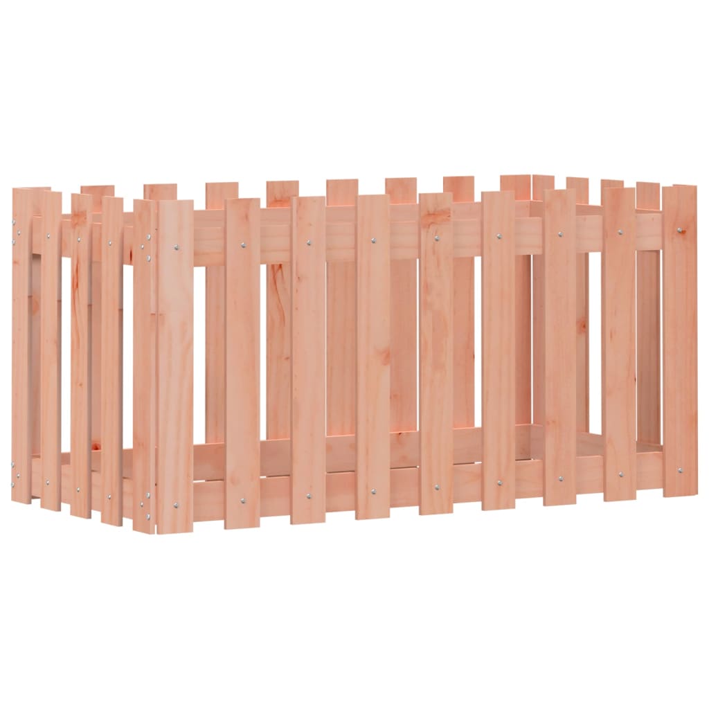 Plantenbak Verhoogd Hekontwerp 100X50X50 Cm Massief Douglashout