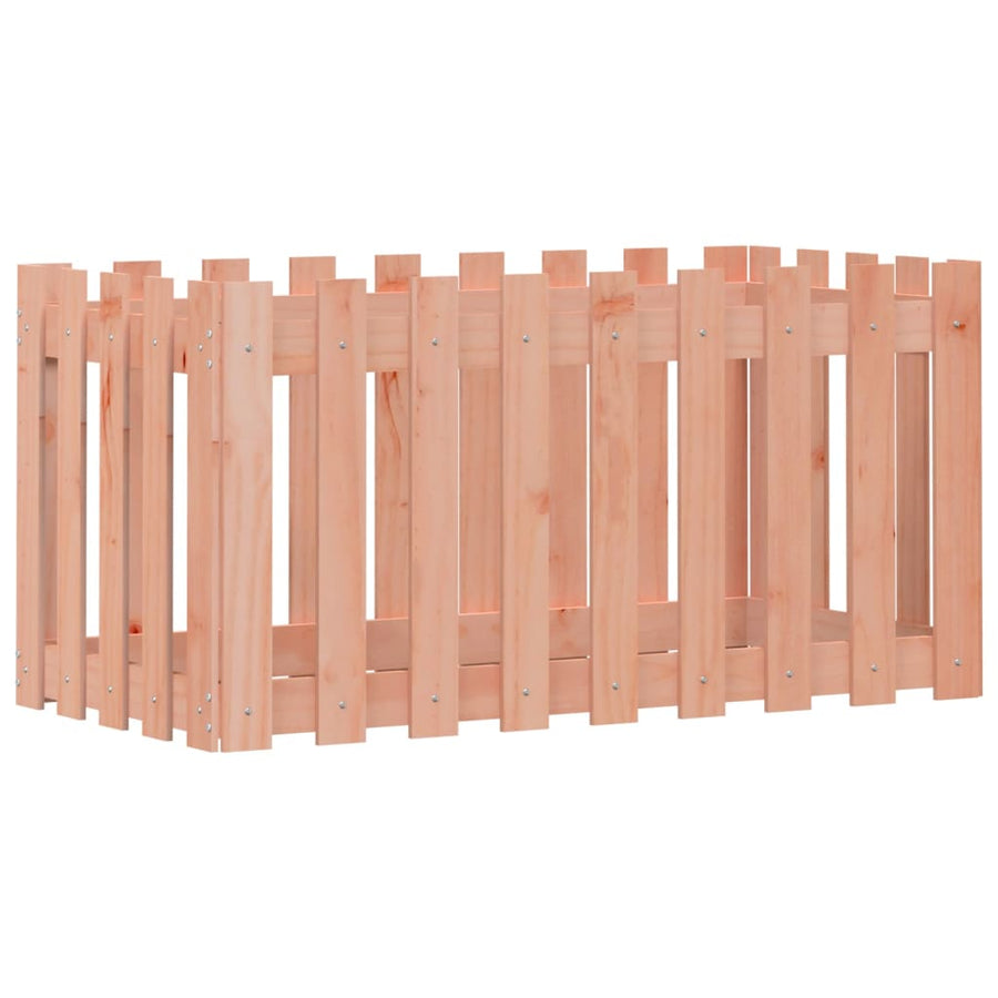Plantenbak Verhoogd Hekontwerp 100X50X50 Cm Massief Douglashout