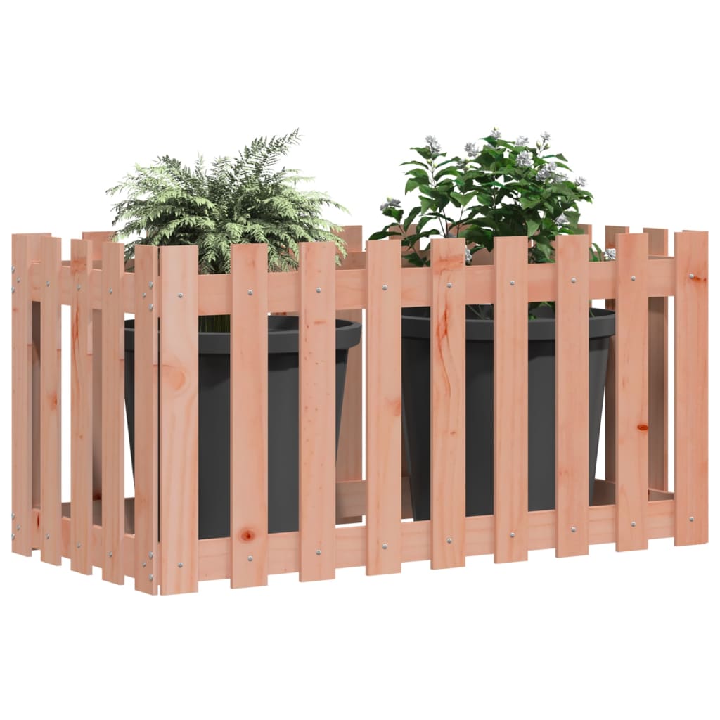 Plantenbak Verhoogd Hekontwerp 100X50X50 Cm Massief Douglashout