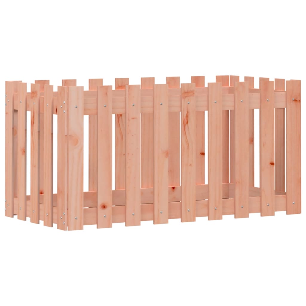 Plantenbak Verhoogd Hekontwerp 100X50X50 Cm Massief Douglashout