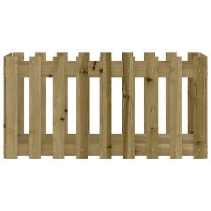 Plantenbak Verhoogd Hekontwerp 100X50X50 Cm Geïmpregneerd Hout