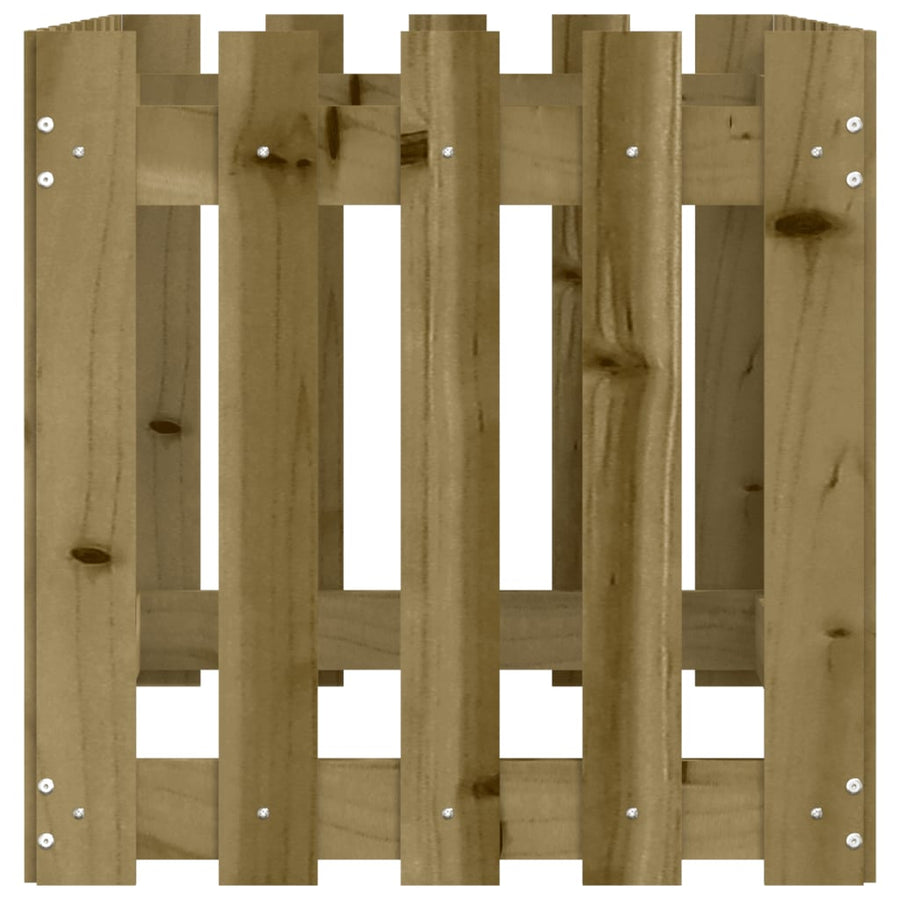 Plantenbak Verhoogd Hekontwerp 100X50X50 Cm Geïmpregneerd Hout