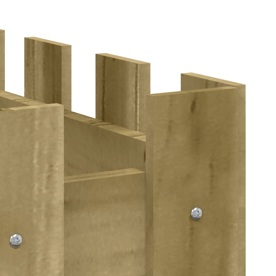 Plantenbak Verhoogd Hekontwerp 100X50X50 Cm Geïmpregneerd Hout