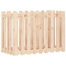 Plantenbak Verhoogd Met Hekontwerp 100X50X70 Cm Grenenhout
