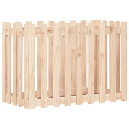 Plantenbak Verhoogd Met Hekontwerp 100X50X70 Cm Grenenhout