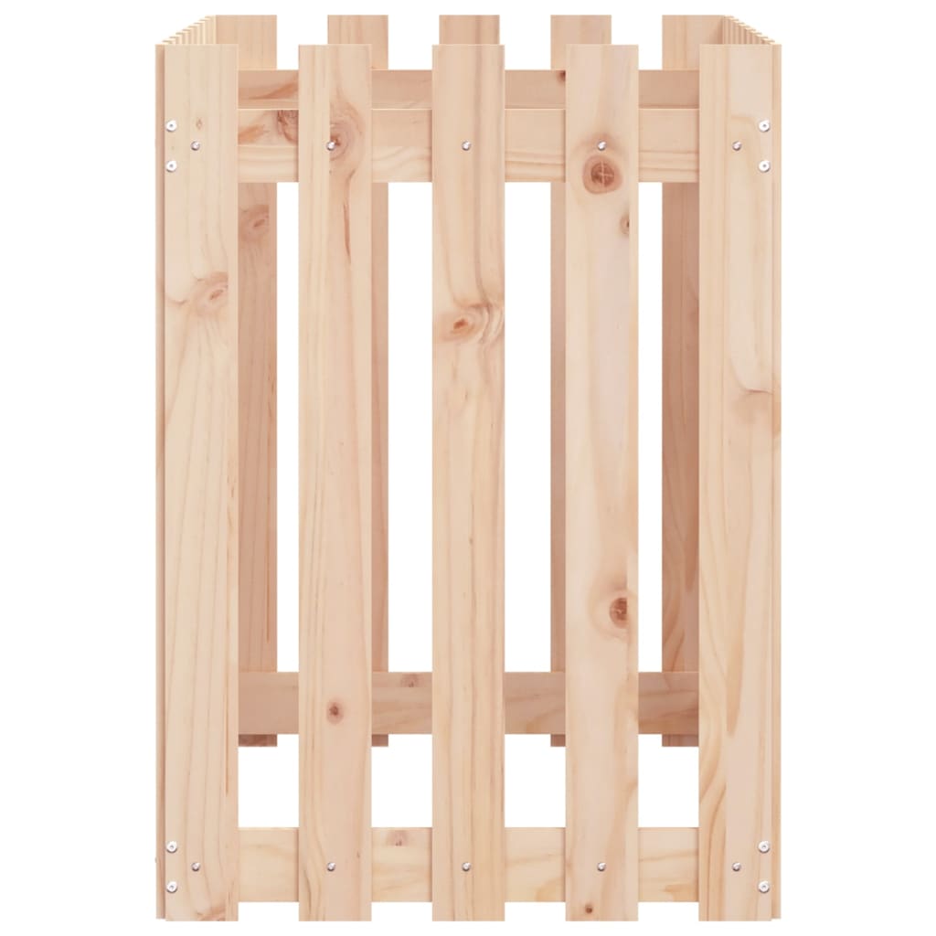 Plantenbak Verhoogd Met Hekontwerp 100X50X70 Cm Grenenhout