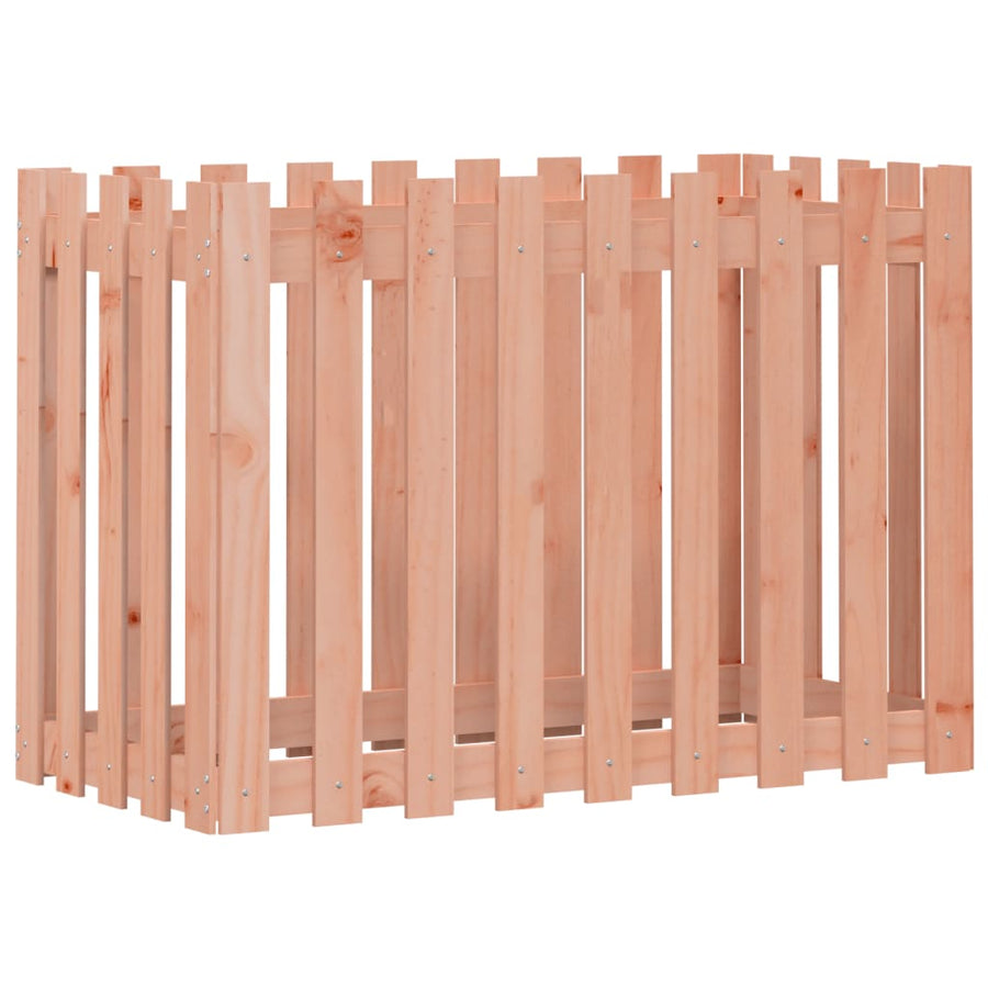 Plantenbak Verhoogd Hekontwerp 100X50X70 Cm Massief Douglashout
