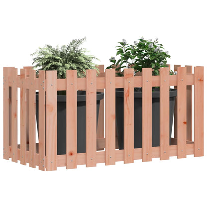 Plantenbak Verhoogd Hekontwerp 100X50X70 Cm Massief Douglashout