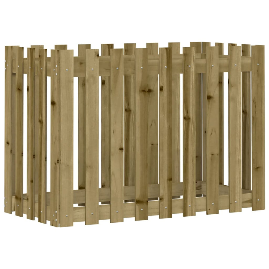 Plantenbak Verhoogd Hekontwerp 100X50X70 Cm Geïmpregneerd Hout