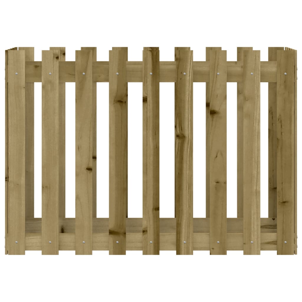 Plantenbak Verhoogd Hekontwerp 100X50X70 Cm Geïmpregneerd Hout