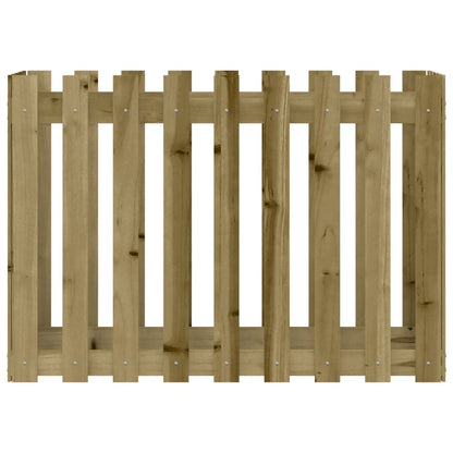 Plantenbak Verhoogd Hekontwerp 100X50X70 Cm Geïmpregneerd Hout