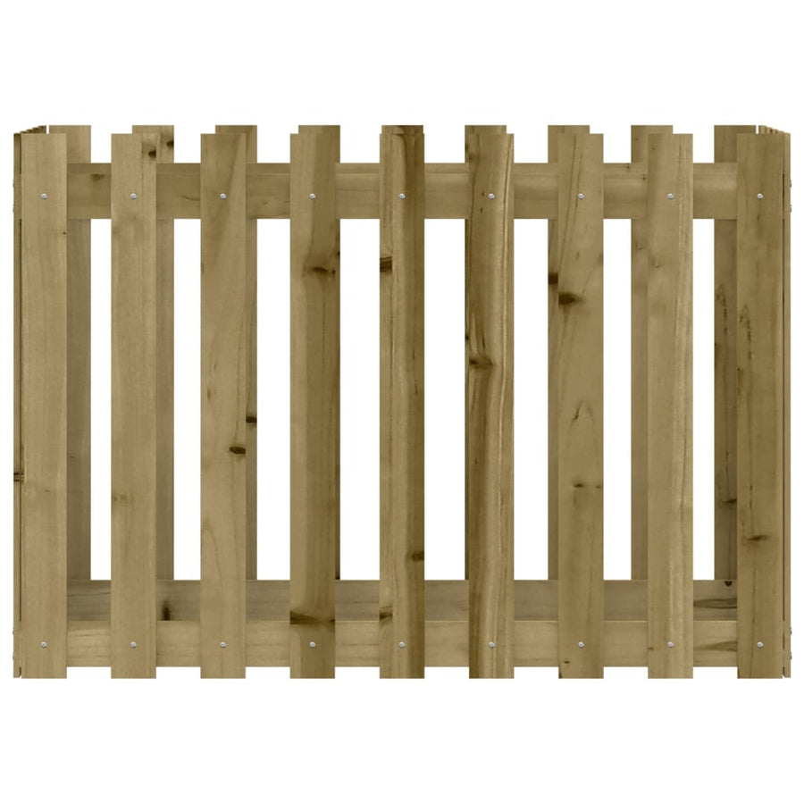 Plantenbak Verhoogd Hekontwerp 100X50X70 Cm Geïmpregneerd Hout