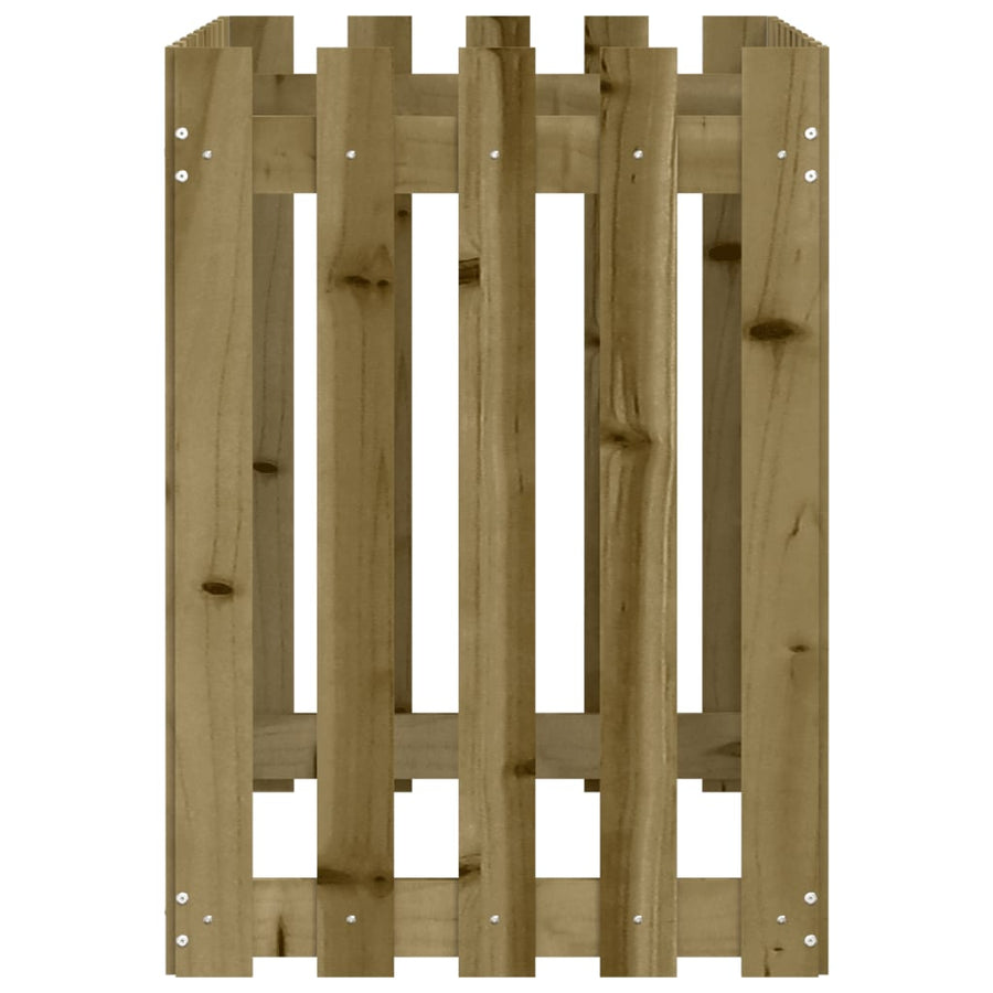 Plantenbak Verhoogd Hekontwerp 100X50X70 Cm Geïmpregneerd Hout