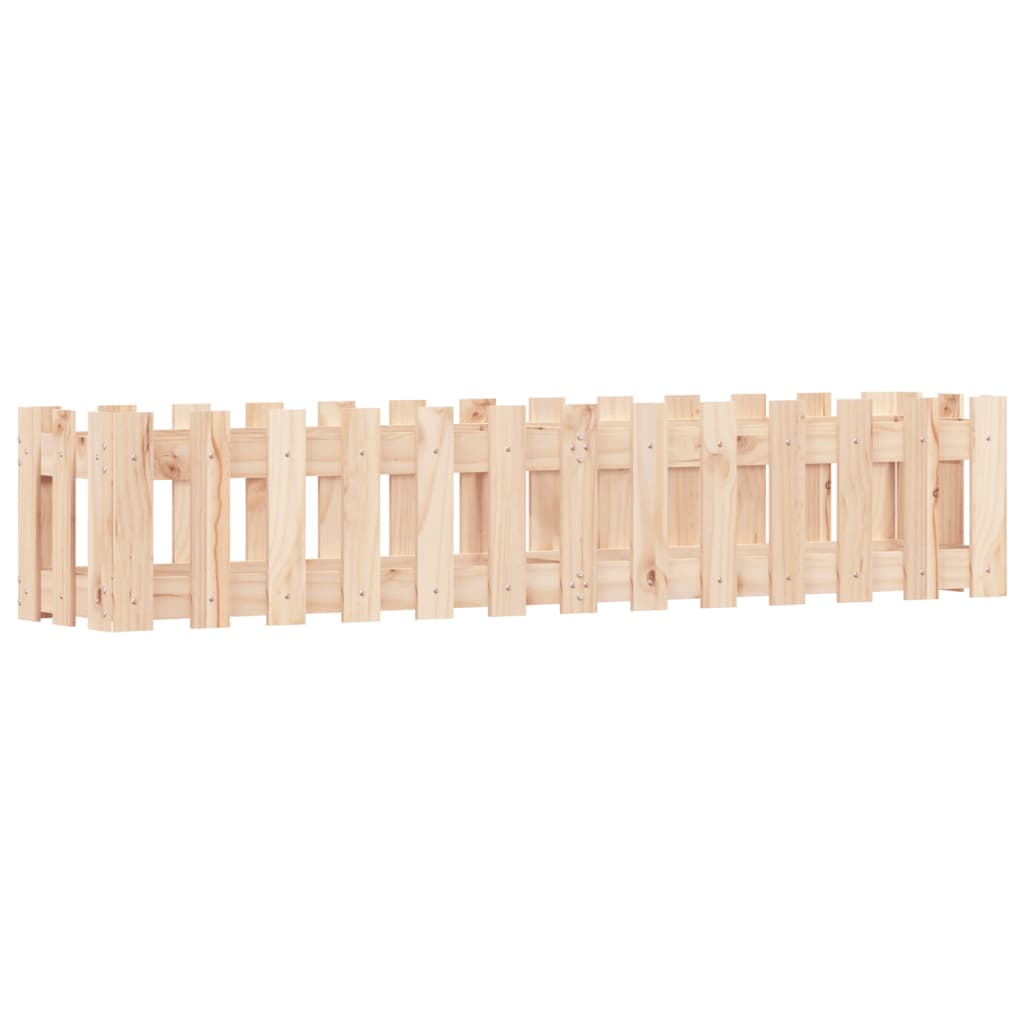 Plantenbak Verhoogd Met Hekontwerp 150X30X30 Cm Grenenhout