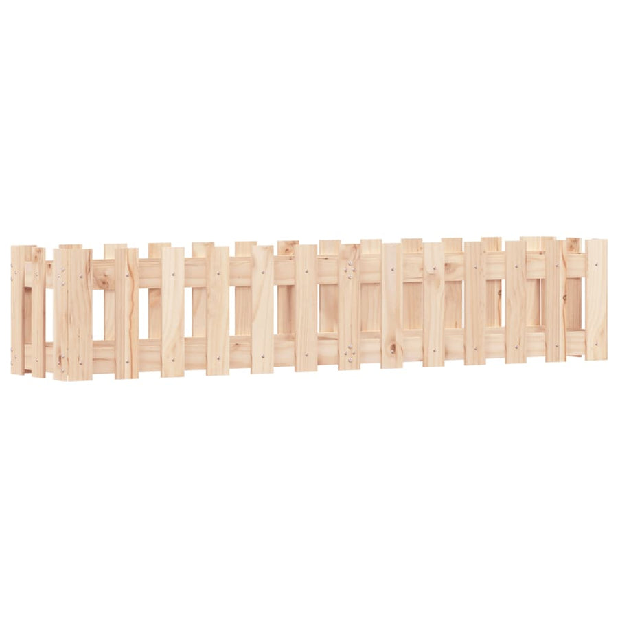 Plantenbak Verhoogd Met Hekontwerp 150X30X30 Cm Grenenhout