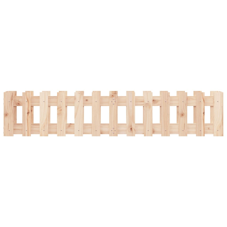 Plantenbak Verhoogd Met Hekontwerp 150X30X30 Cm Grenenhout
