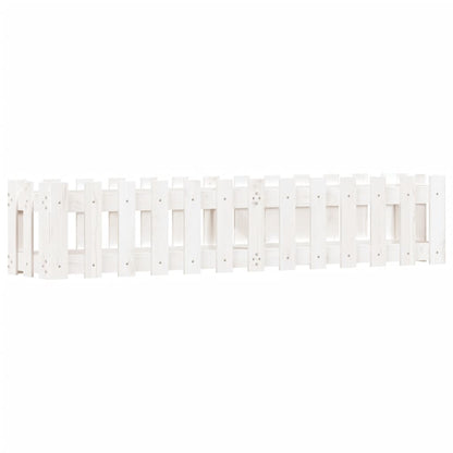 Plantenbak Verhoogd Hekontwerp 150X30X30 Cm Grenenhout Wit