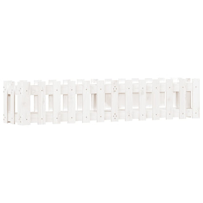 Plantenbak Verhoogd Hekontwerp 150X30X30 Cm Grenenhout Wit