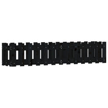 Plantenbak Verhoogd Hekontwerp 150X30X30 Cm Grenenhout Zwart