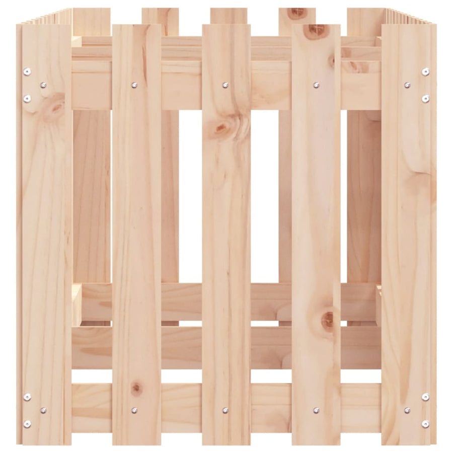 Plantenbak Verhoogd Met Hekontwerp 150X50X50 Cm Grenenhout
