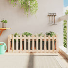 Plantenbak 150x50x50 cm grenenhout hekontwerp