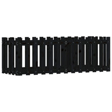 Plantenbak Verhoogd Hekontwerp 150X50X50 Cm Grenenhout Zwart