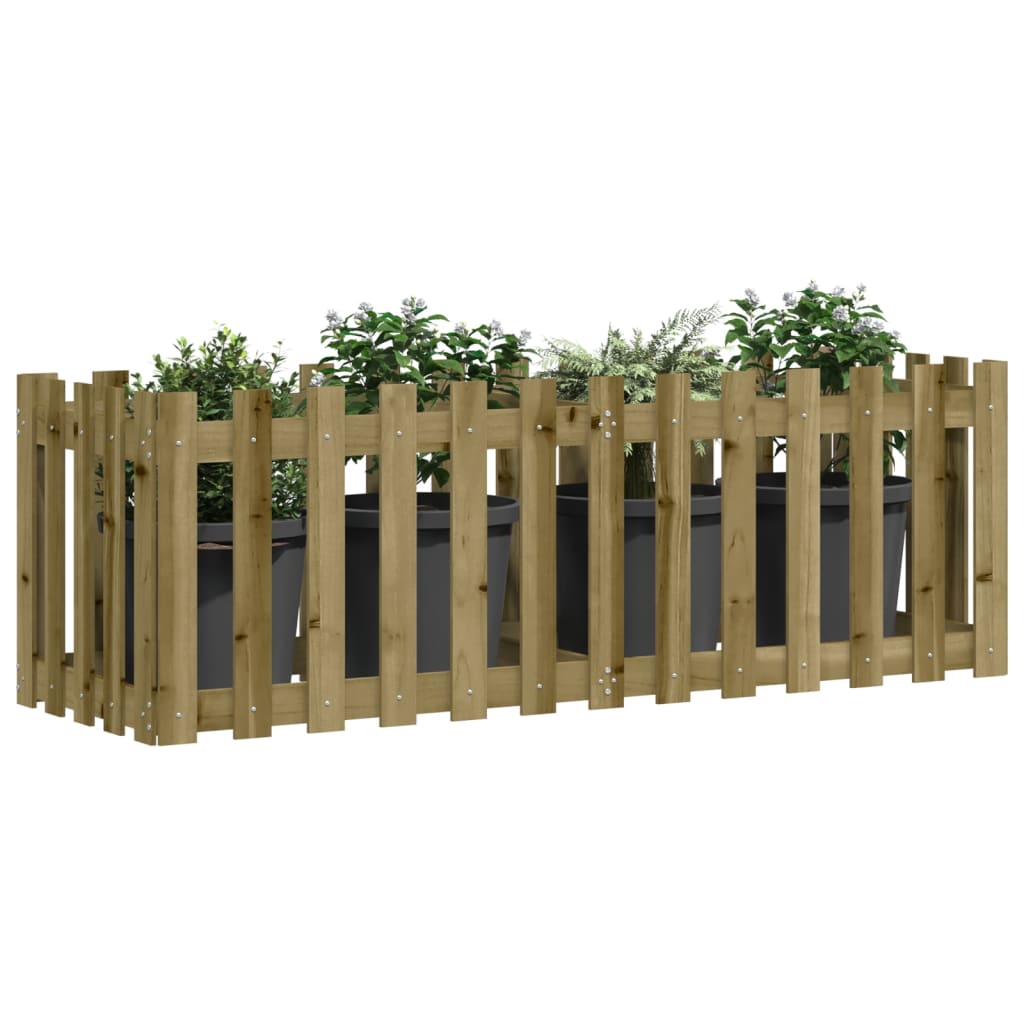 Plantenbak Verhoogd Hekontwerp 150X50X50 Cm Geïmpregneerd Hout