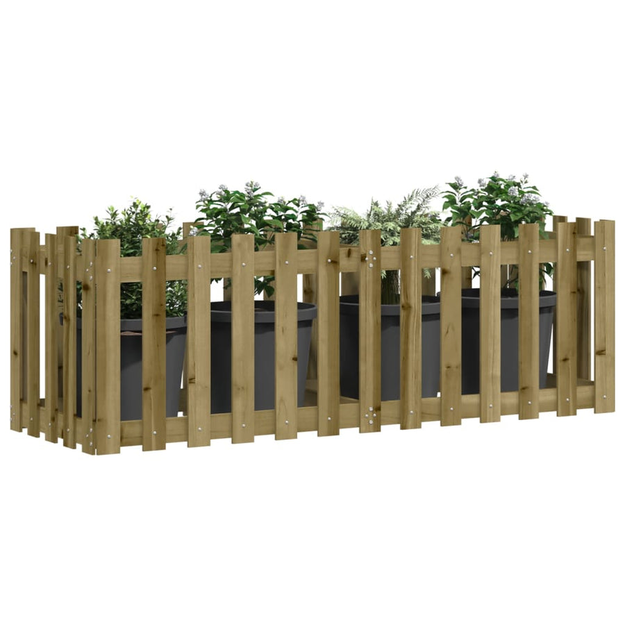 Plantenbak Verhoogd Hekontwerp 150X50X50 Cm Geïmpregneerd Hout