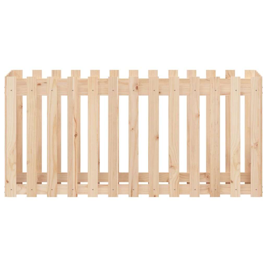 Plantenbak Verhoogd Met Hekontwerp 150X50X70 Cm Grenenhout