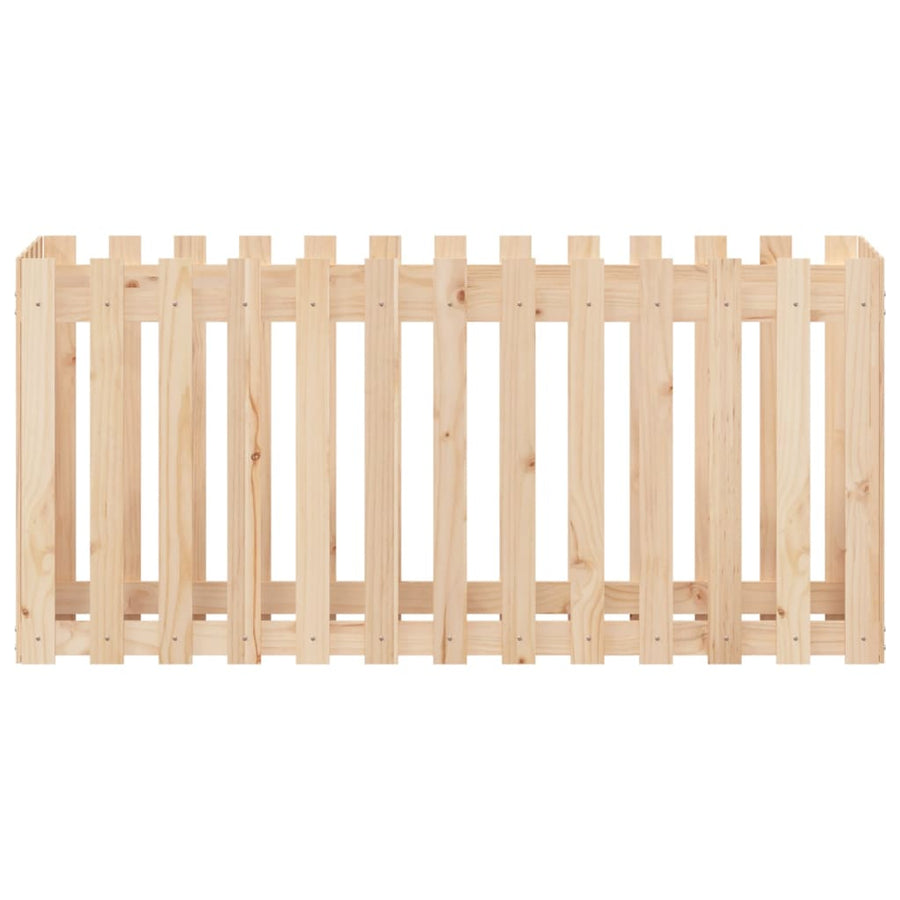 Plantenbak Verhoogd Met Hekontwerp 150X50X70 Cm Grenenhout
