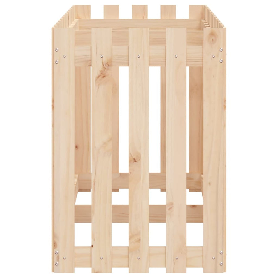 Plantenbak Verhoogd Met Hekontwerp 150X50X70 Cm Grenenhout