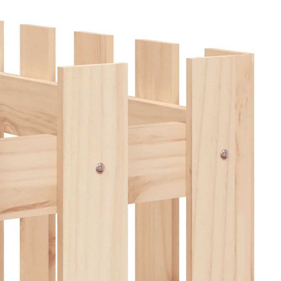 Plantenbak Verhoogd Met Hekontwerp 150X50X70 Cm Grenenhout